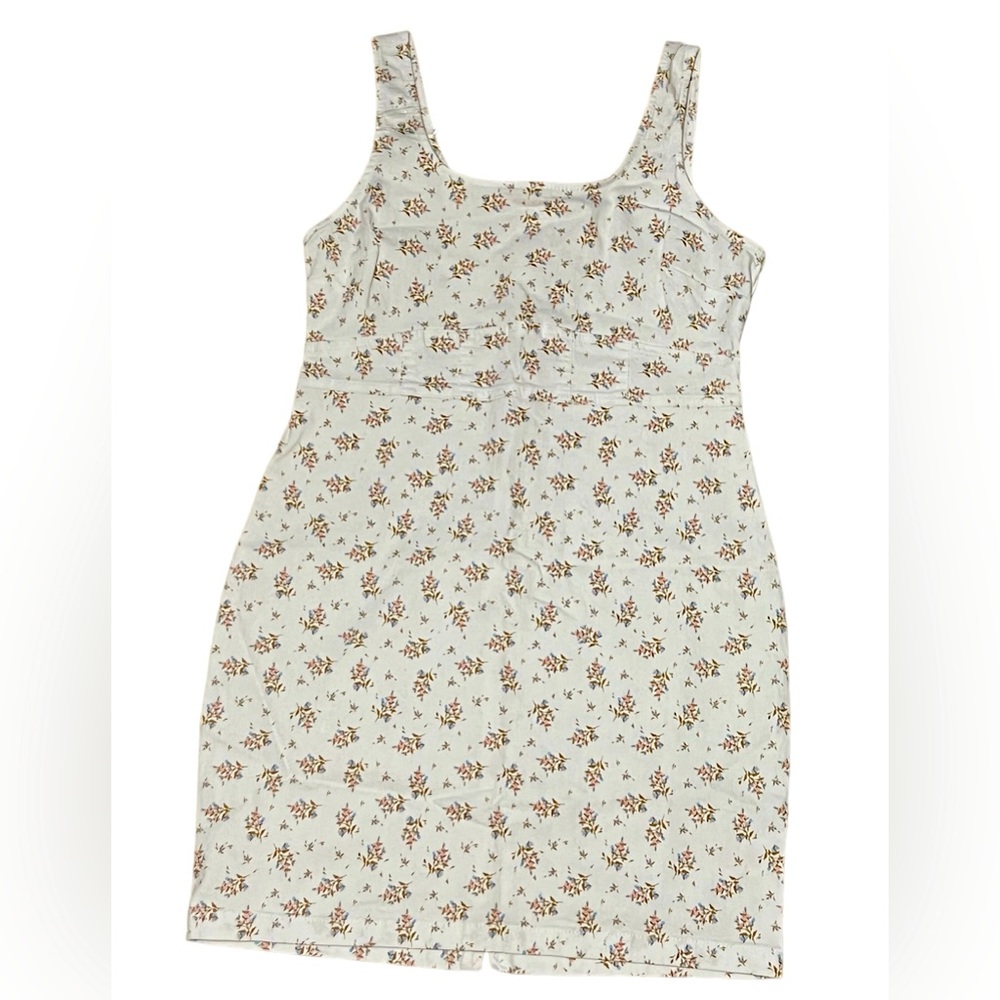 No Boundaries White Floral Dress